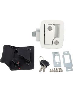 Flush Mount RV Lock - White