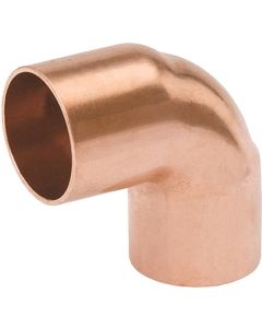 Copper 3/4" x 7/8" 90° Elbow