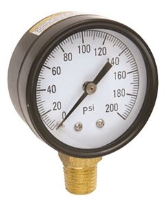 Pressure Gauge 0-200psi