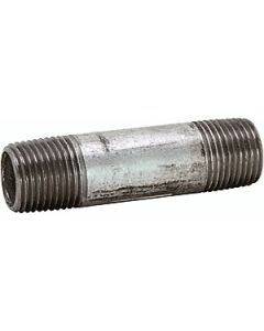 1-1/4" x 8" Galvanized Nipple