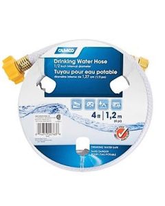 4' Drinking Water Hose - White