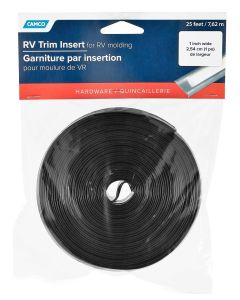 Vinyl Insert 1" x 25' Black (E