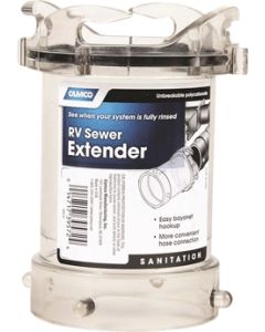 RV Sewer Extender, 5" Clear Ad