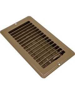 4"x8" Floor Register Brown