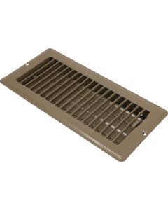 4"x10" Floor Register Brown