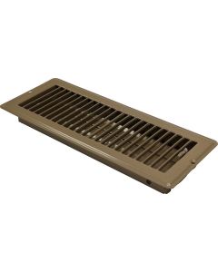 4X12 FLOOR REGISTER BROWN