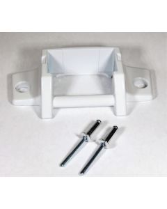 AWNING HARDWARE FOOT WHITE