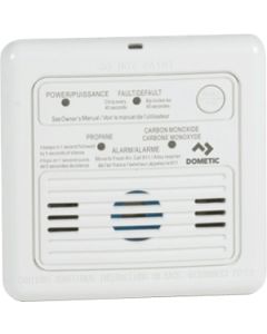 DUAL LP/CO ALARM 12V WHITE