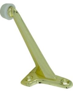 DOOR STOP FLOOR TRIPOD BRASS