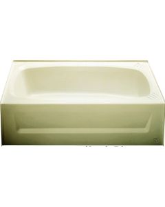 Bone 54 x 27 LH Plastic Tub