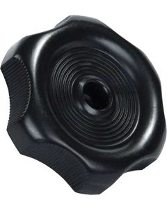 Window Knob w/1" Shaft, Black