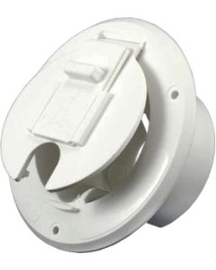 Round Cable Hatch, 30 Amp, Whi