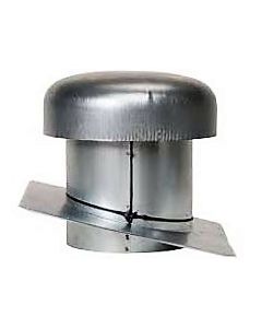 8" Roof Cap & Flange (Sloped)