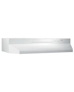 30" White Range Hood 4-Way