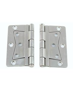 Non-Mortise Hinge - Silver