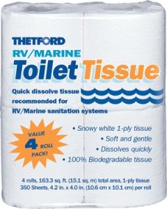 RV/Marine Toilet Tissue 1 Ply