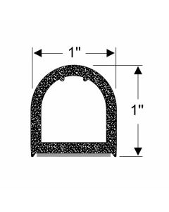 Peel-N-Stick Bulb Seal 1"x1"